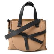 Loewe Pre-owned Pre-owned Tyg handvskor Beige, Dam