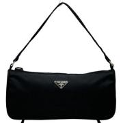 Prada Vintage Pre-owned Tyg prada-vskor Black, Dam