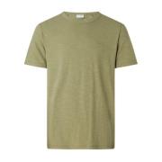 Calvin Klein Bomull Linne Herr T-Shirt Green, Herr