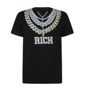 John Richmond Herr Shinazu T-shirt Black, Herr