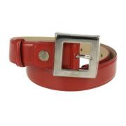 Bvlgari Vintage Pre-owned Laeder skrp Red, Dam