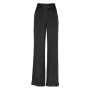 Calvin Klein Straight Trousers Black, Dam