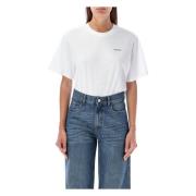 Coperni Vitsvart Body T-shirt Topwear Aw24 White, Dam