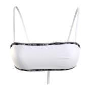 Calvin Klein Bandeau Stil Dam Badkläder White, Dam