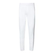 Calvin Klein Komfort Jogger Logo Tape Byxor White, Herr