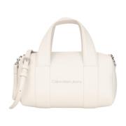 Calvin Klein Sculpted Square Barrel Bag Cream Beige, Dam