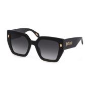 Just Cavalli Solglasögon Svart Acetat Grå Gradient Linser Black, Dam