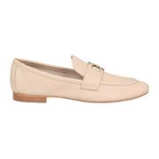 Tory Burch Läder Loafer Sandal Beige, Dam