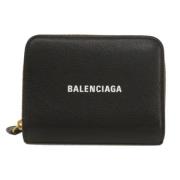 Balenciaga Vintage Pre-owned Laeder plnbcker Black, Dam