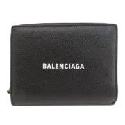 Balenciaga Vintage Pre-owned Laeder plnbcker Black, Dam