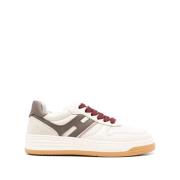 Hogan Sneakers Bordeaux Röd Vit Grå Multicolor, Dam