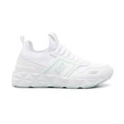 Emporio Armani EA7 Vita Stickade Sneakers White, Dam