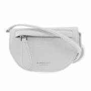 Burberry Vintage Pre-owned Tyg axelremsvskor White, Dam