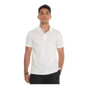 Emporio Armani Polo tröja med halv dragkedja White, Herr