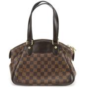 Louis Vuitton Vintage Pre-owned Tyg louis-vuitton-vskor Brown, Dam