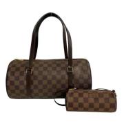 Louis Vuitton Vintage Pre-owned Tyg louis-vuitton-vskor Brown, Dam