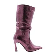 Rotta Stiliga ankelboots med remmar Purple, Dam