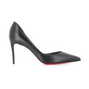 Christian Louboutin Svarta läderklackar Black, Dam