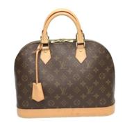 Louis Vuitton Vintage Pre-owned Tyg louis-vuitton-vskor Brown, Dam