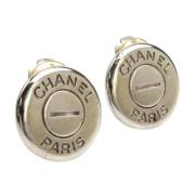 Chanel Vintage Pre-owned Metall chanel-smycken Gray, Dam