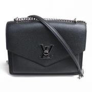 Louis Vuitton Vintage Pre-owned Tyg axelremsvskor Black, Dam