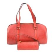 Louis Vuitton Vintage Pre-owned Tyg louis-vuitton-vskor Orange, Dam