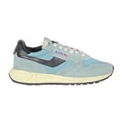 Autry Sneakers i mocka med löparsula Blue, Dam