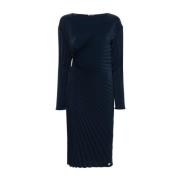 Kenzo Midnight Blue Cut-Out Klänning Blue, Dam