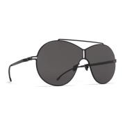 Mykita Svarta Polariserade Solglasögon Studio 12.5 Black, Unisex