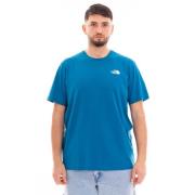 The North Face Redbox Celebration Kortärmad T-shirt Blue, Herr