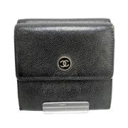 Chanel Vintage Pre-owned Laeder plnbcker Black, Dam