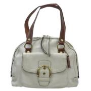 Coach Pre-owned Pre-owned Tyg totevskor White, Dam