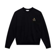 Isabel Marant Casual Sweatshirt med Stil Mikoe Black, Herr