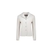 Max Mara Jersey Duomo Jacka White, Dam