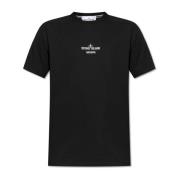 Stone Island T-shirt med logotyp Black, Herr