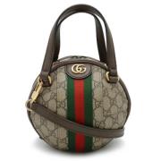 Gucci Vintage Pre-owned Canvas gucci-vskor Beige, Dam