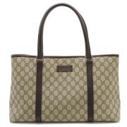 Gucci Vintage Pre-owned Laeder gucci-vskor Beige, Dam