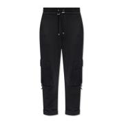 Balmain Mjukisbyxor med logotyp Black, Herr