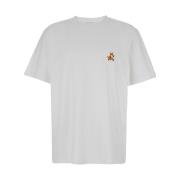 Maison Kitsuné Speedy Fox Patch Vit T-shirt White, Herr