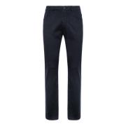 Boggi Milano Stretch Bomull/Tencel Jeans Blue, Herr