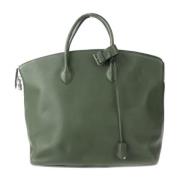 Louis Vuitton Vintage Pre-owned Tyg louis-vuitton-vskor Green, Dam