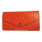 Louis Vuitton Vintage Pre-owned Laeder plnbcker Orange, Dam