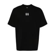 44 Label Group Svart Logo Print Crew Neck T-shirt Black, Herr