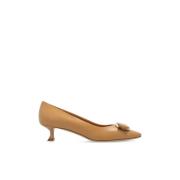 Salvatore Ferragamo Klackskor Zelma av Beige, Dam