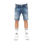 My Brand Kort Blå Ripped Rebel Jeans Blue, Herr