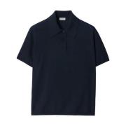 Burberry Polo Tröja Kortärmad Marinblå Blue, Herr