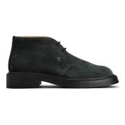 Tod's Mocka Läder Ankel Boot Black, Herr