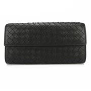 Bottega Veneta Vintage Pre-owned Laeder plnbcker Black, Dam