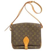 Louis Vuitton Vintage Pre-owned Tyg louis-vuitton-vskor Brown, Dam