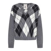 Semicouture Stilren Claralie Sweaters Gray, Dam